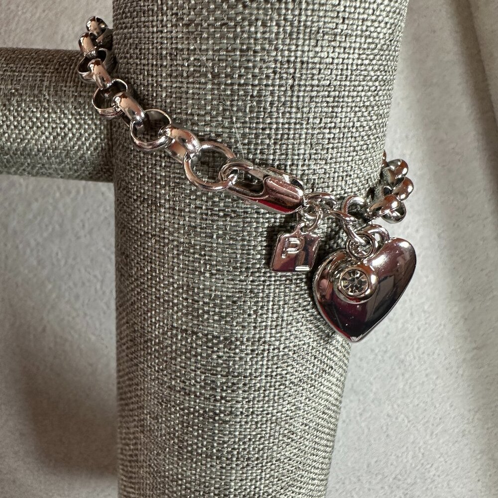 Park Lane Cherish Bracelet Silver with heart charm NEW!